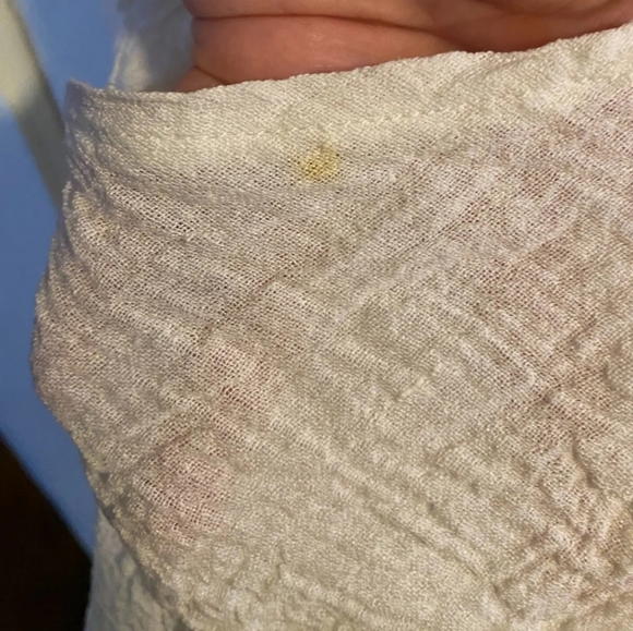 Luukaa linen asymmetrical white duster - Picture 7 of 8